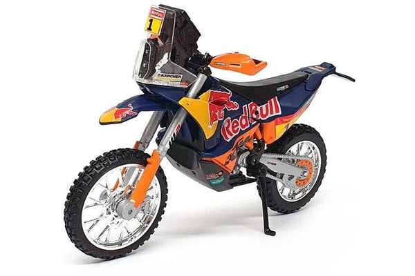 Bburago: 1:18 Red Bull KTM 450 - 2019 Dakar Rally