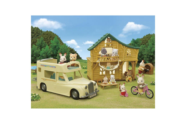 19pc Sylvanian Families Family Campervan Kids Miniature Collectible Toy 3y+