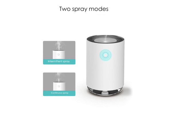 Usb Humidifier Home Bedroom Air Conditioning Room Mini Aerosol Dispenser Desktop Water Meter Blue Humidifiers