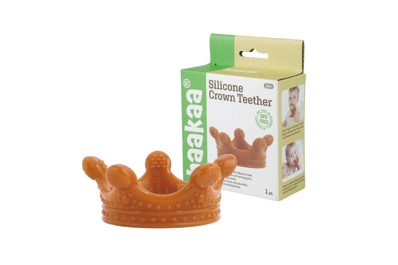Haakaa: Silicone Crown Teether - Amber