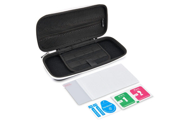 Nintendo Switch OLED Nylon Carry Case + 9H Glass Screen Protector