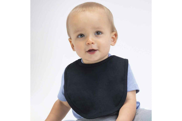 Babybugz Baby Single Layer Bib (Black) (One Size)