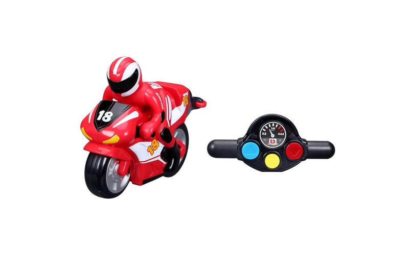 BB Junior My 1st Radio Control 21cm Motor Bike Spin & Stunt Kids Toy 2-5y Assort