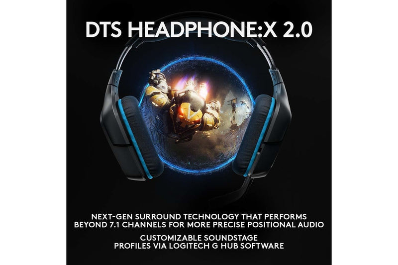 Logitech G432 7.1 Surround Sound Wired Gaming Headset