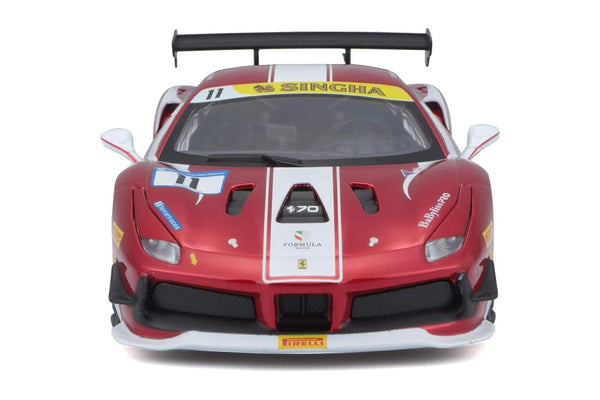 Bburago 1:24 Ferrari 488 Challenge No.11 Formula Racing Racing Sports Car 3+