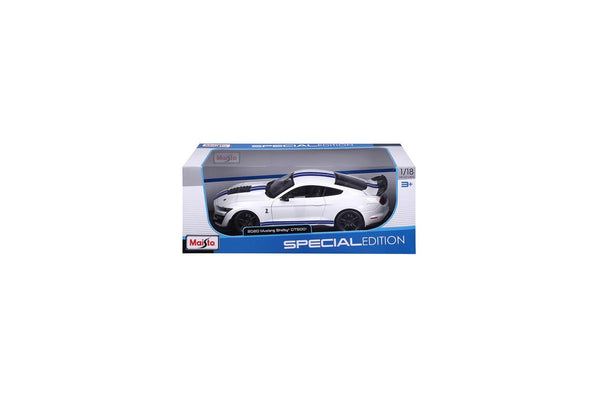 Maisto Special Edition 1:18 2020 Ford Mustang Shelby GT 500 WHT Model Car Toy 3+