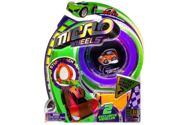 Micro Wheels Series 1 Stunt Vehicle Pack Toys - Assorted Colours
