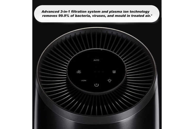Air Purifier AP100 HEPA-13 Filter 99.9% Virus Removal Small Black