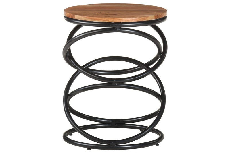 End Table 40x40x52 cm Solid Acacia Wood vidaXL