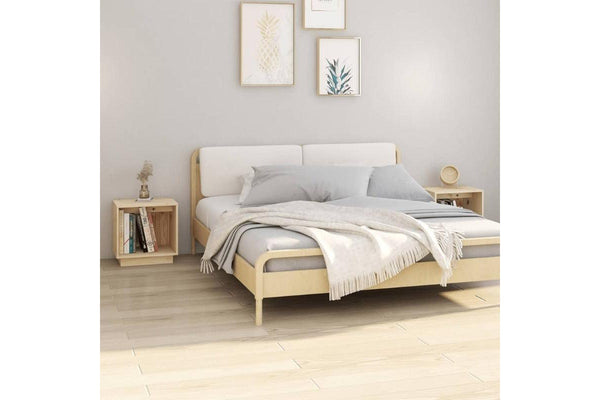 Bedside Cabinets 2 Pcs 40X30x40 Cm Solid Wood Pine Bedside Tables