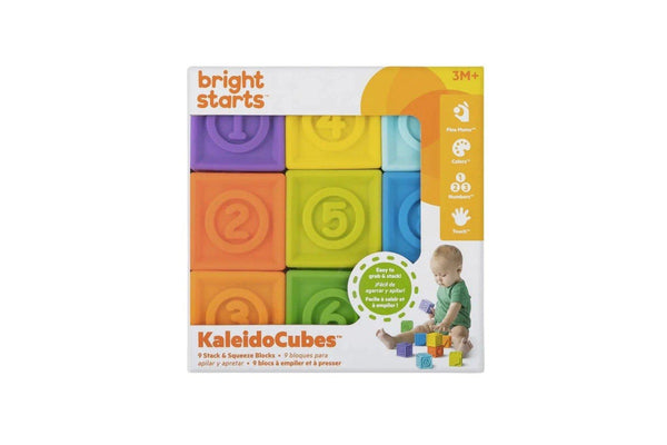 Bright Starts: KaleidoCubes 9 Stack & Squeeze Blocks