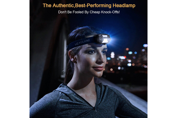 Outdoor Lighting Headlamp Flashlight Usb Rechargeable Motion Sensor Headlight Waterproof Lightweight Torch Adjustable For Camping Running Fishing Cycl