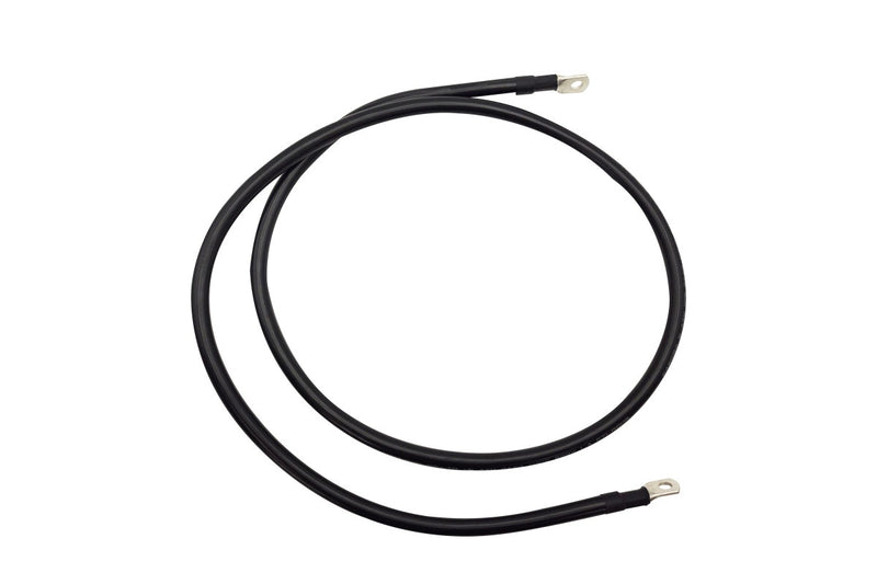 1.5m 2AWG Connector Cable Power Wire Black M8 Lug On Both Ends Superior Corrosion Resistance Inverter Car RV Marine