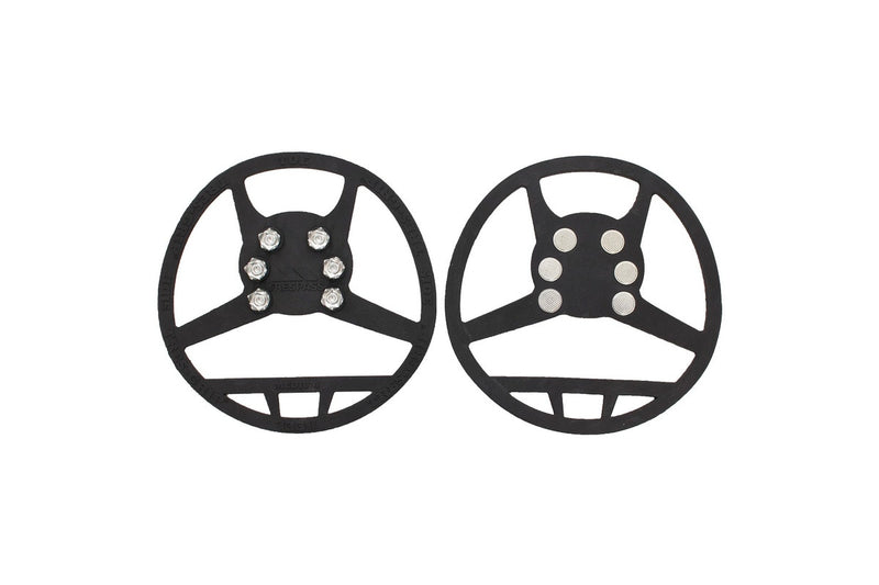 Trespass Gripz Non Slip Traction Aid Ice Grippers (Black) (L)