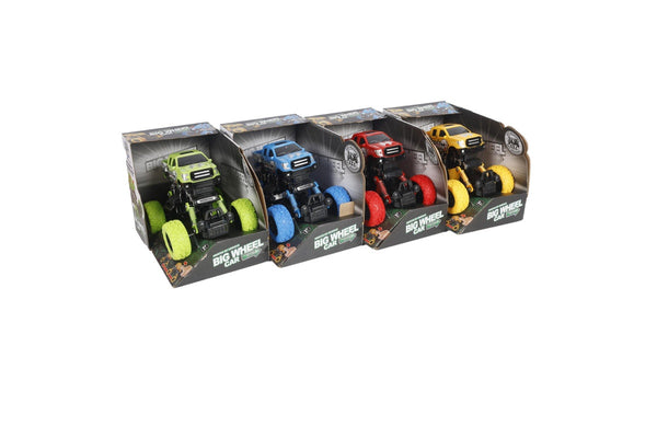 Toylife 18cm Big Wheel 4WD Drive Monster F Truck Toy Set Play Kids 3y+ Assorted