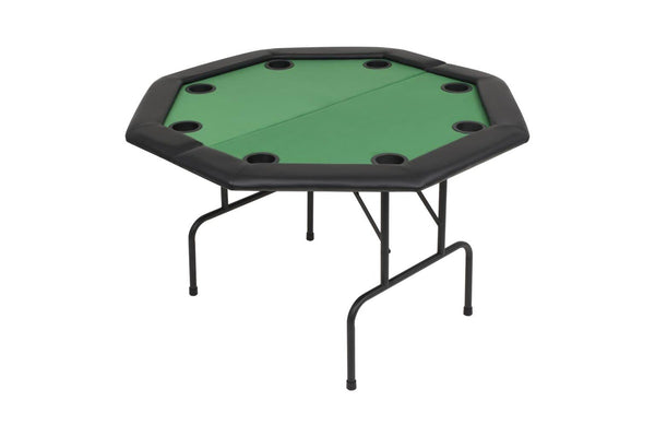 8 Player Folding Poker Table 2 Octagonal Green Camping Tables