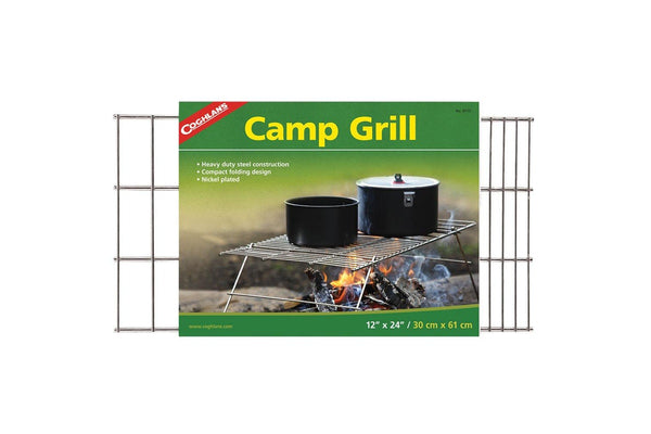 Coghlans Foldable 61cm Camp Grill Camping Hiking Campfire Cooker BBQ Barbecue