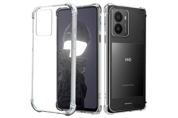 For HMD Fusion SupRShield Heavy Duty Soft Tough Gel Transparent Air Cushion Shockproof Back Cover