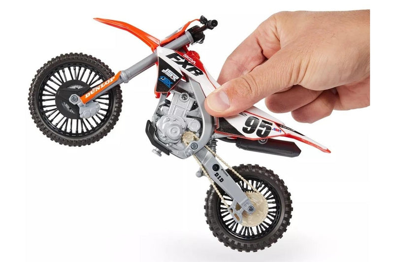 SX: Supercross 1:10 Die Cast Motorcycle - Justin Starling (Red & White)