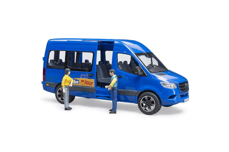 Bruder 1:16 Mecedes Benz Sprinter Transfer Van Mini-Bus and 2 Figures Set 4y+