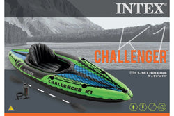 Intex Challenger Kayak Inflatable Set with Aluminum Oars