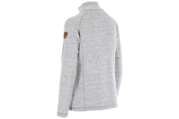 Trespass Womens/Ladies Tenderness Leather Fleece Top (Grey Marl) (S)