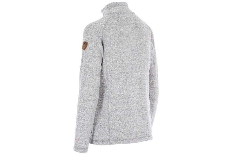 Trespass Womens/Ladies Tenderness Leather Fleece Top (Grey Marl) (S)