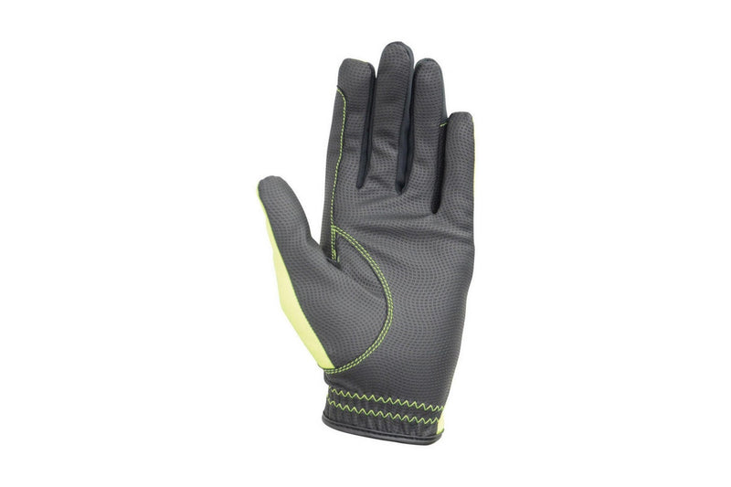 Hy Childrens/Kids Riding Gloves (Reflective Yellow) (L)