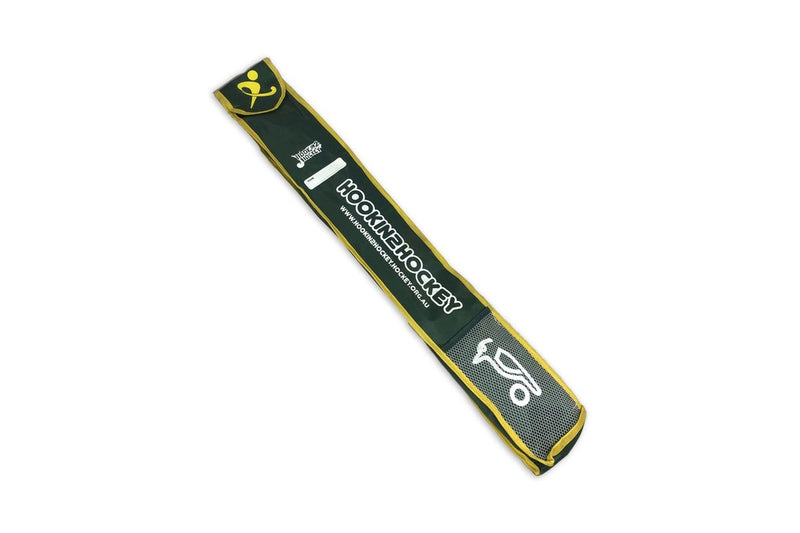 4x Kookaburra Hook In 2 Hockey Sling Shoulder Bag 28-38.5'' StickGreen Gold