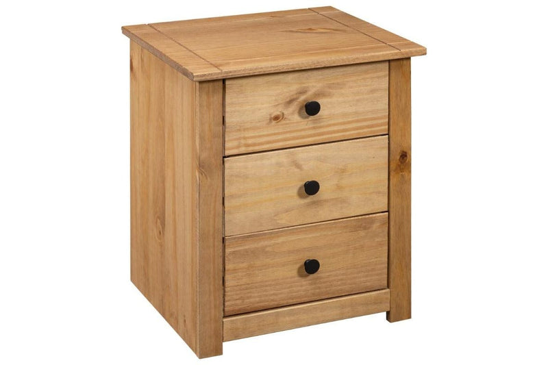 Bedside Cabinet 46X40x57 Cm Pinewood Panama Range Bedside Tables