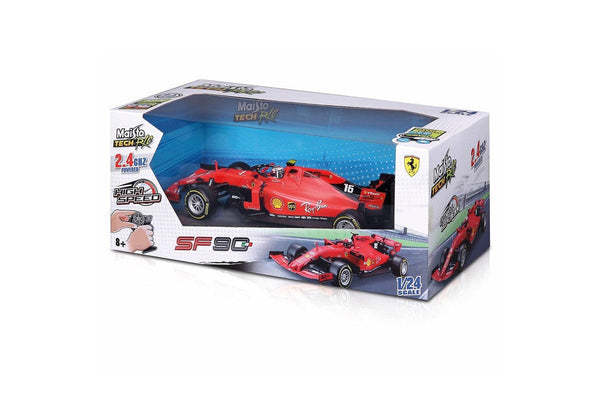 Maisto Tech 1:24 RC Car F1 2019 Ferrari SF90 2.4Ghz & USB Assorted w Remote 5y+