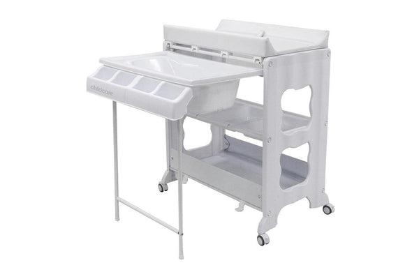 Childcare Montana 100cm Baby Infant Changing Bathing Table Change Centre White