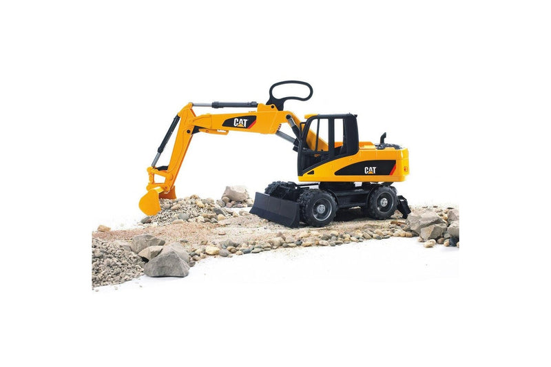 Bruder 1:16 Caterpillar 44cm Wheeled Excavator Toy Loader 4y+ Kids Toy Yellow