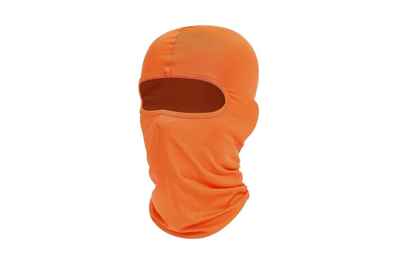 Costcom Full Face Mask lycra Balaclava Windproof Thin Motorcycle Cycling Ski Mas Orange