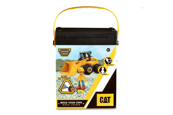CAT Build Your Own DIY Junior Crew Machine Truck Kids Childrens Toy Assorted 3+