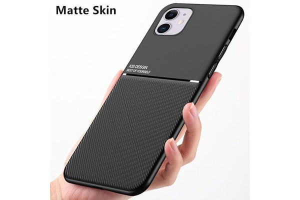 For Apple iPhone 12 Mini Business Style Luxury Matte Soft Silicone Drop Resistant Case Cover (Green)