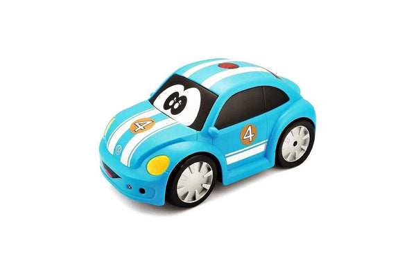 BB Junior My First RC New VW Beetle Car w Sound Light Kids Toddler Toy 18m+ Blue