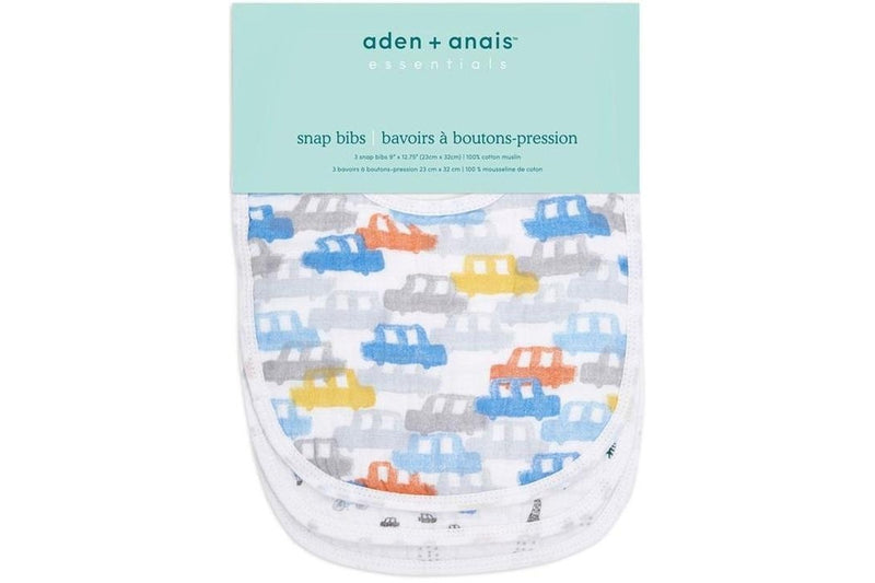Aden + Anais: Classic Snap Bib Set - Little Big World (3 Pack)