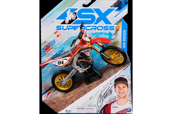 Spin Master Supercross 1:10 Diecast Motorcycle Racer Bike Kids Toy Assort 5+