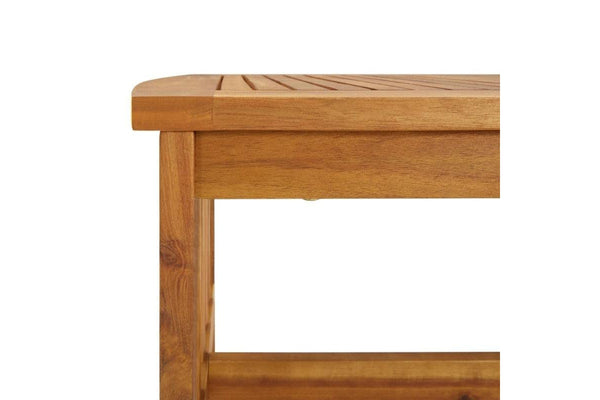 Coffee Table 102X50x43 Cm Solid Acacia Wood Coffee Tables