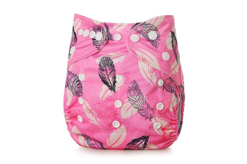 2Pcs Baby Reusable Washable Modern Cloth Nappies -Style 2