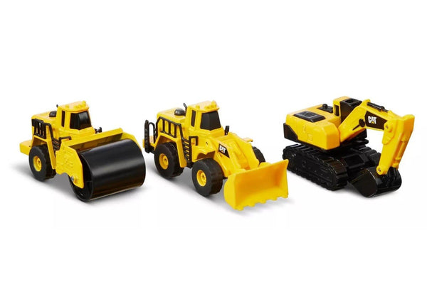 CAT: Metal 3 Pack - Wheel Loader/Excavator/Steam Roller