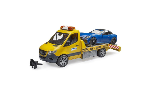 Bruder 1:16 Mercedes G3 Sprinter Transporter Vehicle w Roadsters Sirens Toy 4y+