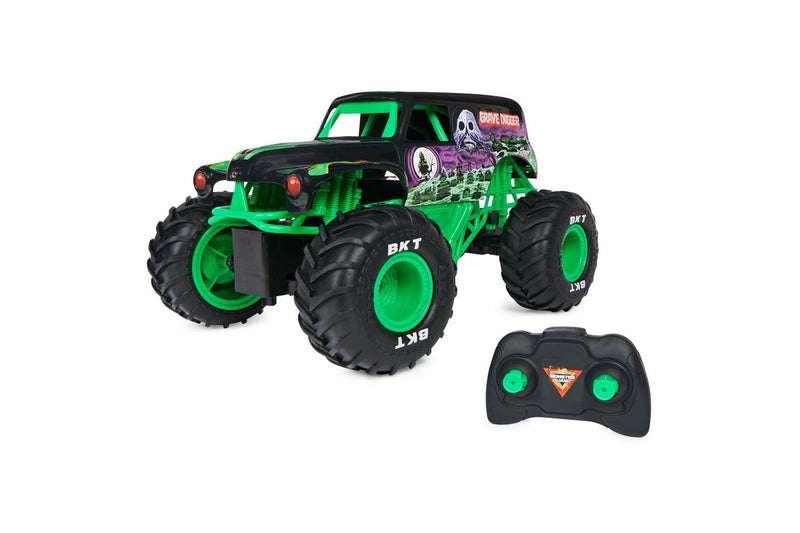 Monster Jam 1:15 Radio Control 2.4GHz Grave Digger Monster Truck Toy 4y+