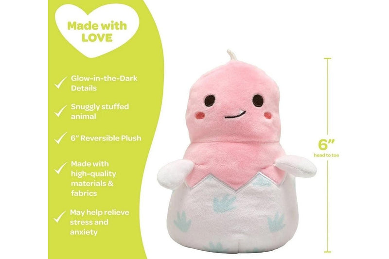 Adora: Snuggle & Glow Reversable Pal - Dino - (15cm)