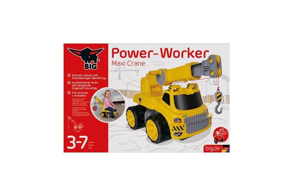 Simba Big Power-Worker Maxi-Crane Kids Construction Vehicle Outdoor Toy 3y+