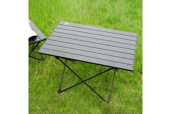HYPERANGER Portable Aluminum Alloy Camping Table - Large