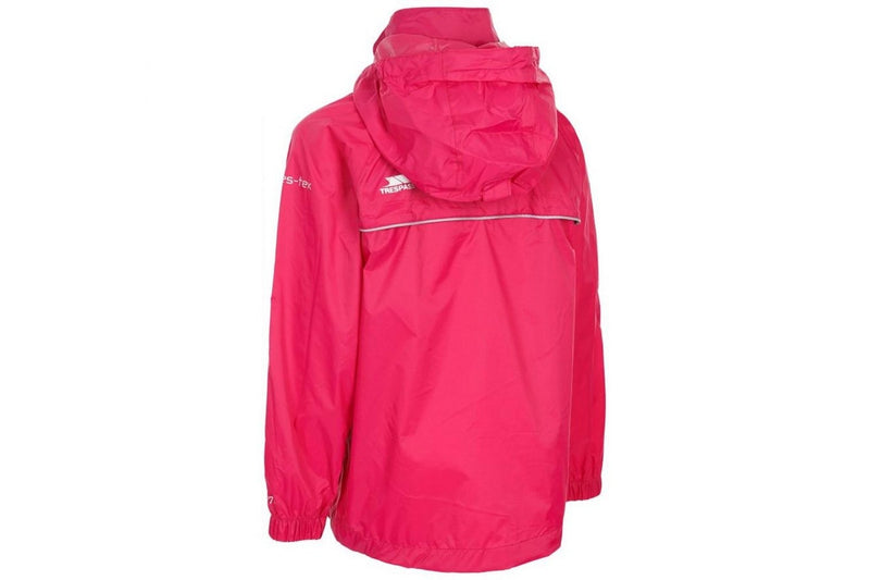 Trespass Childrens/Kids Qikpac X Unisex Packaway Jacket (Cassis) (5/6 Years)