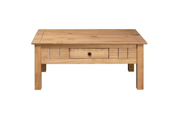 Coffee Table 100X60x45 Cm Solid Pine Wood Panama Range Coffee Tables