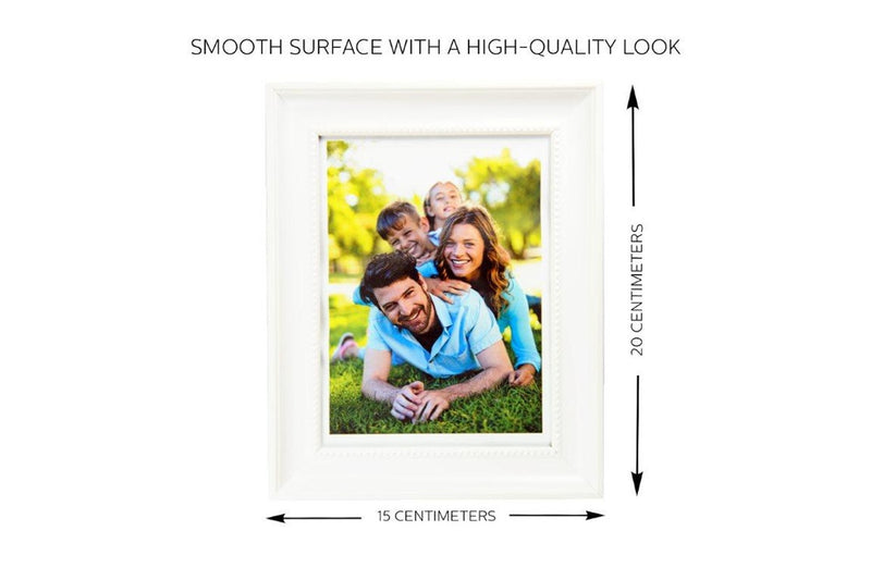UniGift Photo Frame, Picture Frame Set with Glass Front - White (15x20cm)
